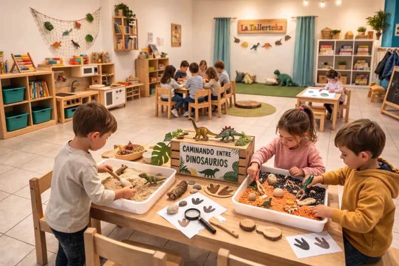 Caminando entre dinosaurios