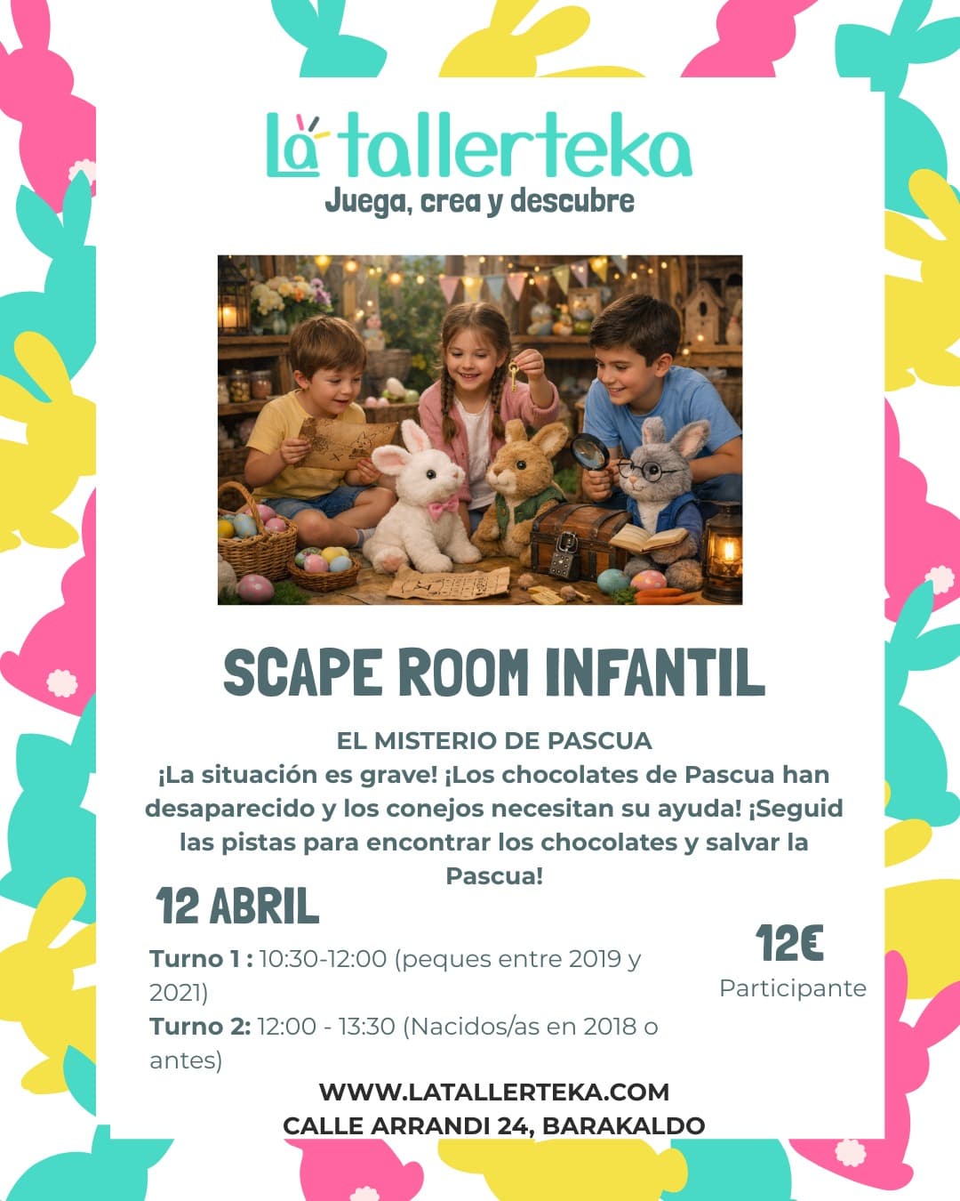 Scape Room: El misterio de Pascua (Turno 1)